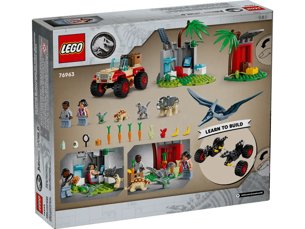 LEGO 76963 Jurassic World Baby Dinosaur Rescue Center