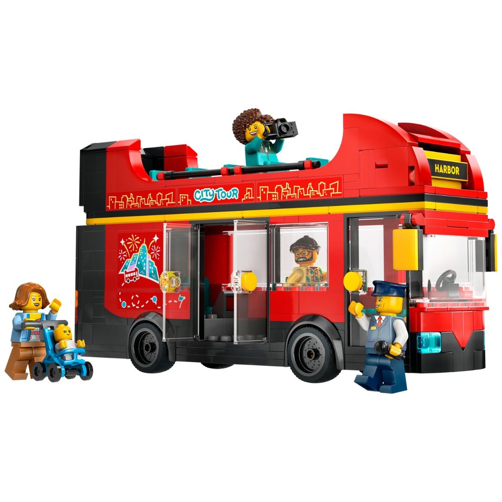 LEGO 60407 City Red Double Decker Sightseeing Bus