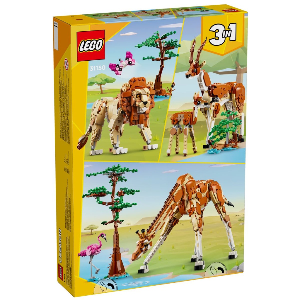 LEGO 31150 Creator Wild Safari Animals
