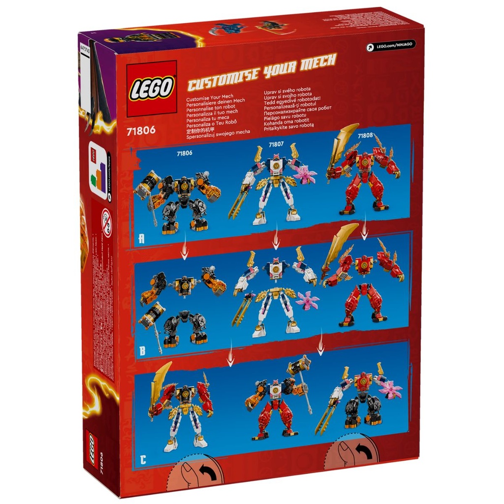 LEGO 71806 Ninjago Cole's Elemental Earth Mech