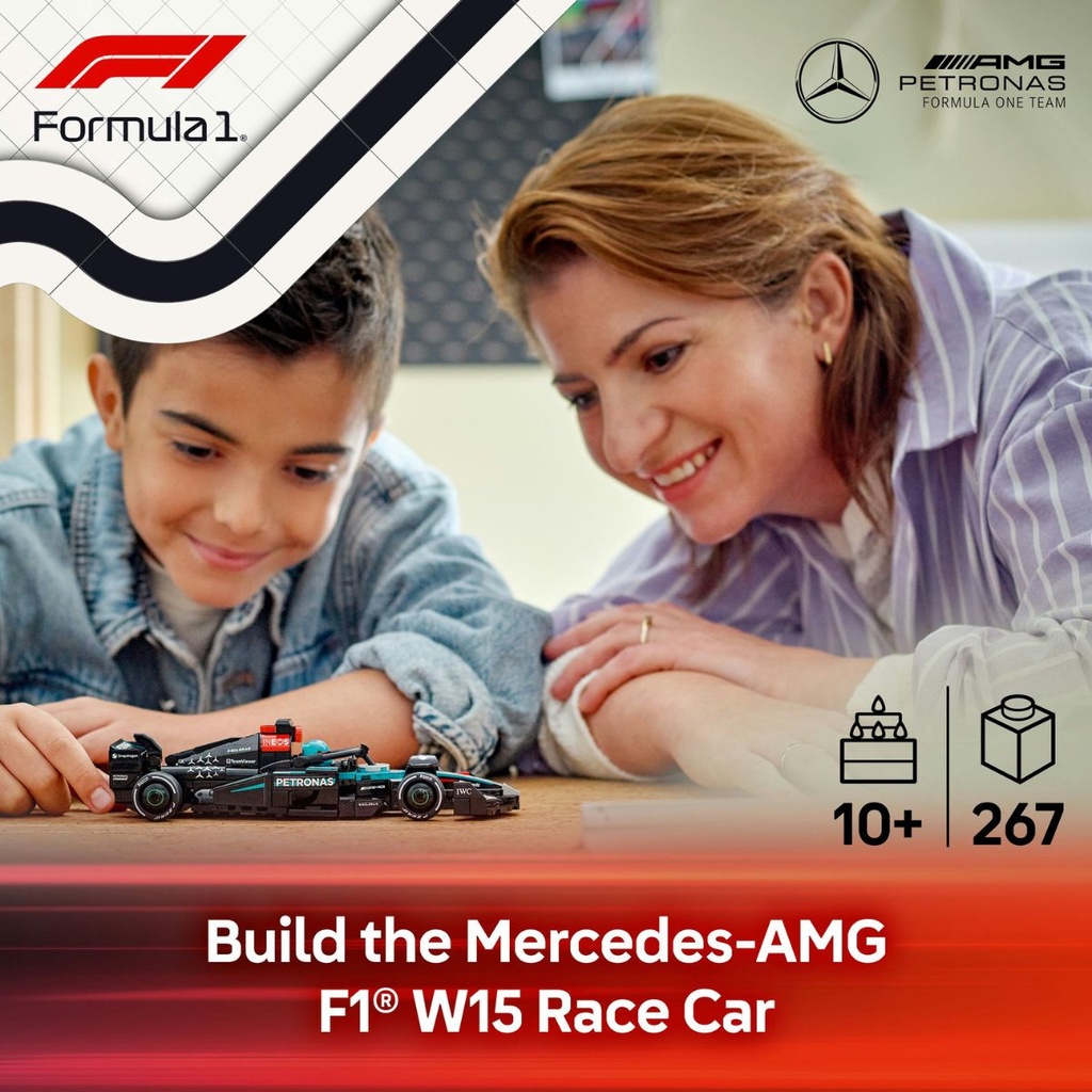 LEGO 77244 Speed Champions Mercedes AMG  F1 W15 Race Car