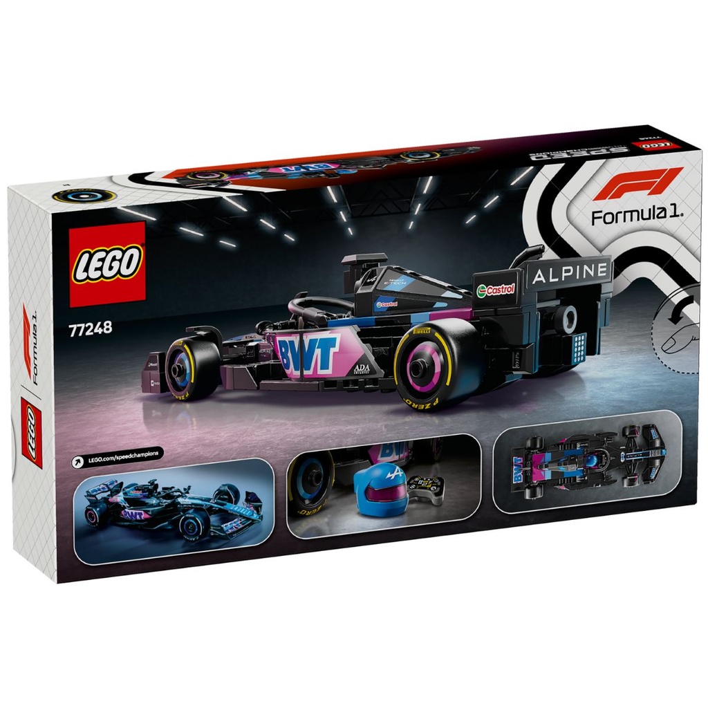 LEGO 77248 Speed Champions BWT Alpine F1 Team A524 Race Car
