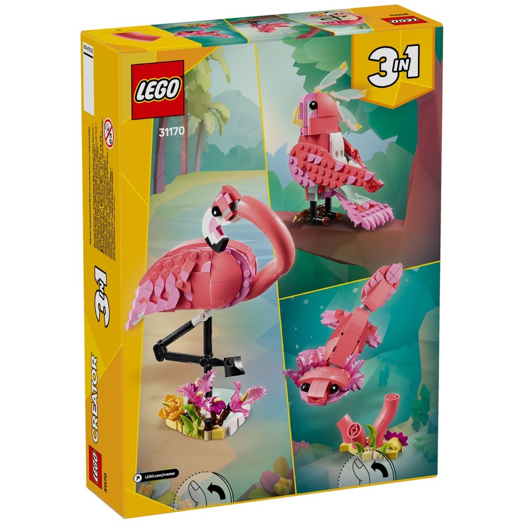 LEGO 31170 Creator Wild Animals Pink Flamingo