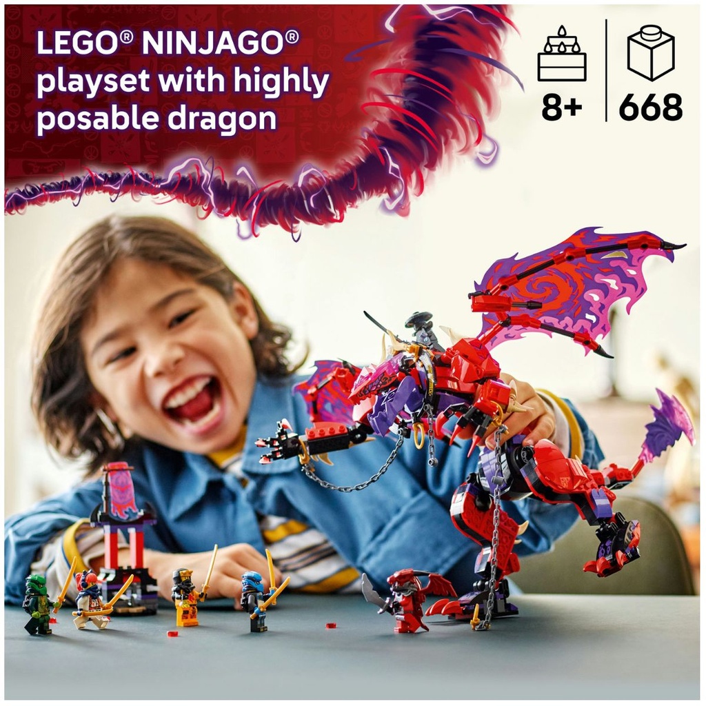 LEGO 71832 NINJAGO Thunderfang Dragon of Chaos