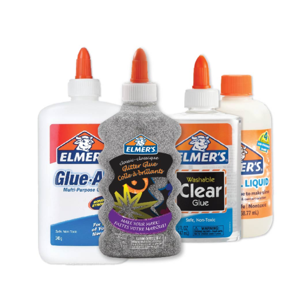 Elmers Pom Pom Bear Lilac DIY Kit