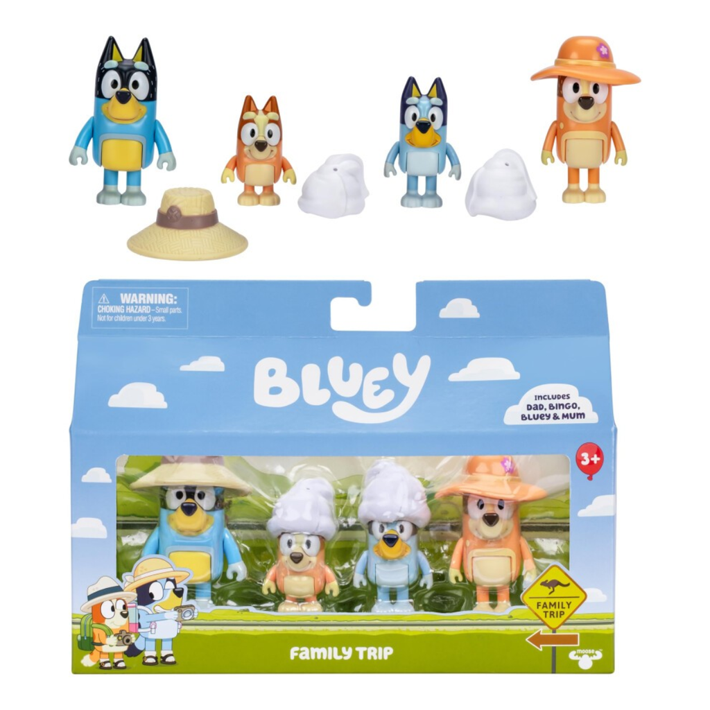 Bluey Holiday Family Trip Pack