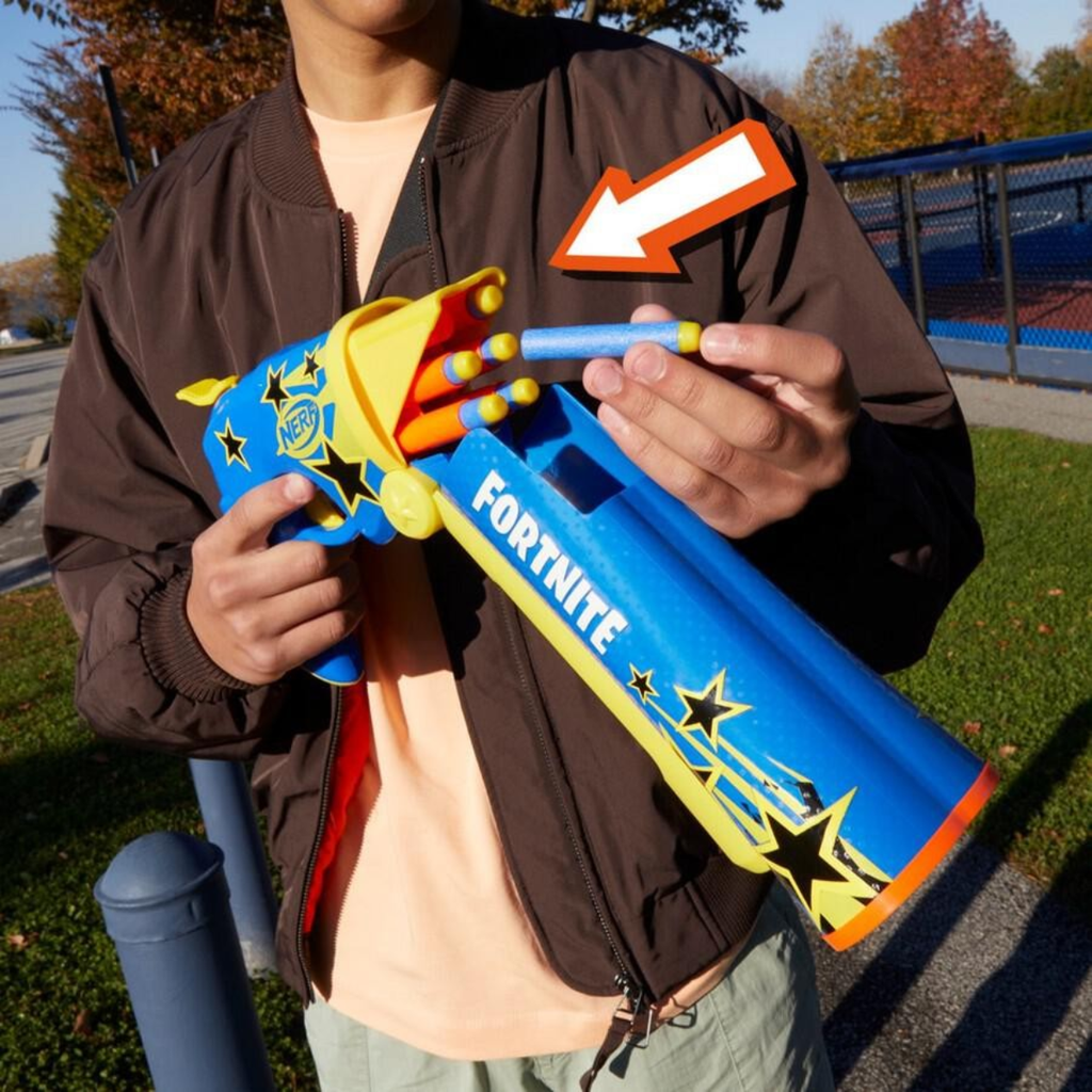 NERF Fortnite Half Tone Hero Dart Blaster