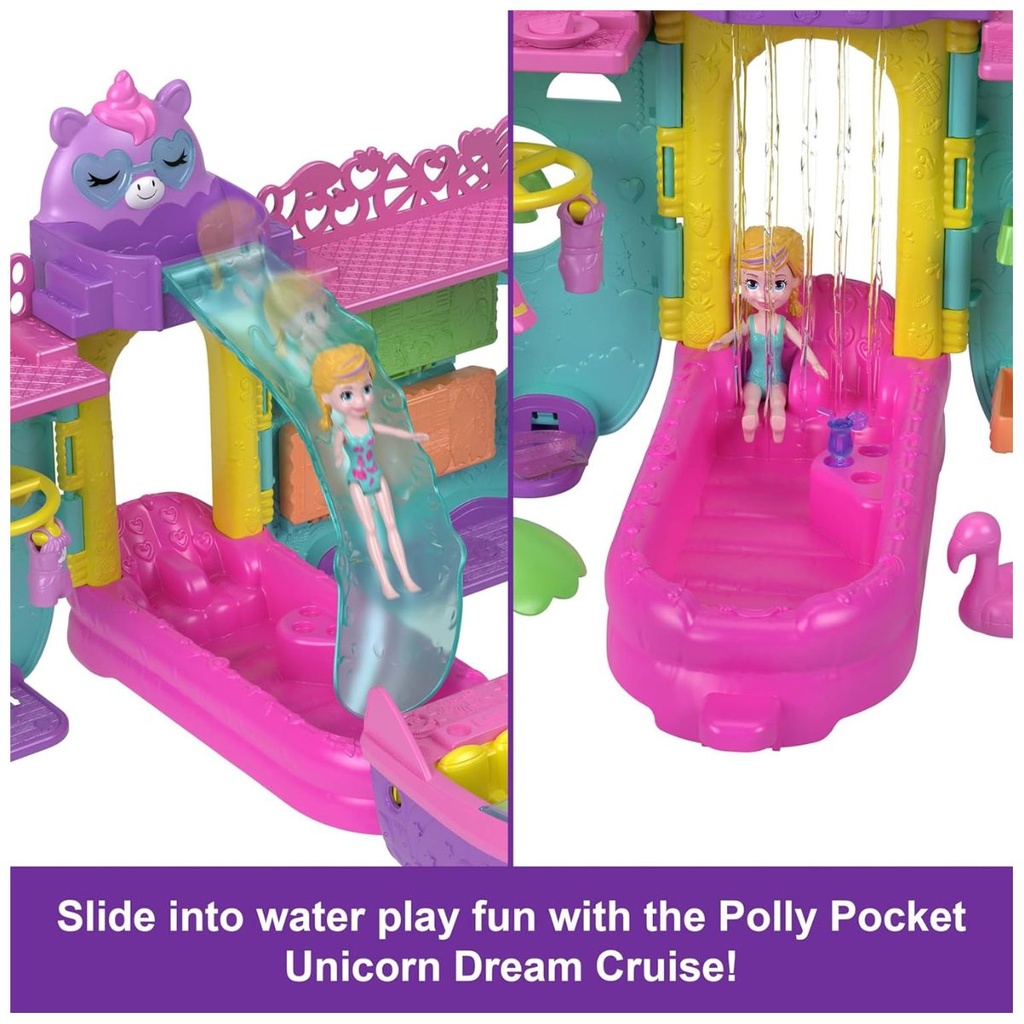 Polly Pocket Unicorn Dream Cruise Playset