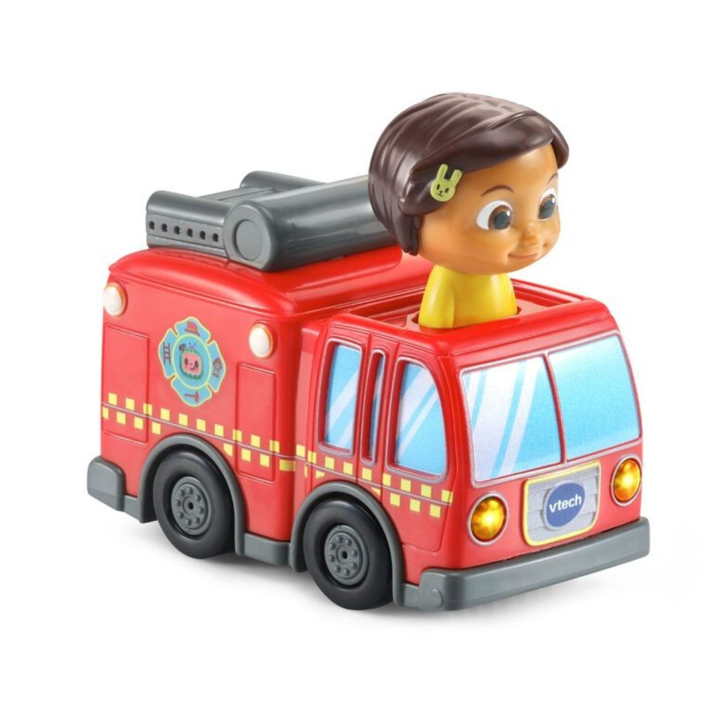 Vtech Cocmelon Nina's Fire Truck n Track