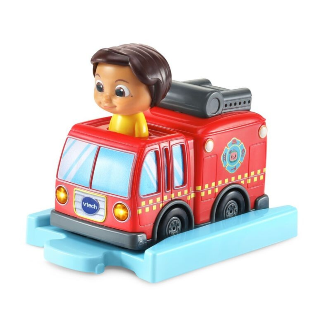 Vtech Cocmelon Nina's Fire Truck n Track