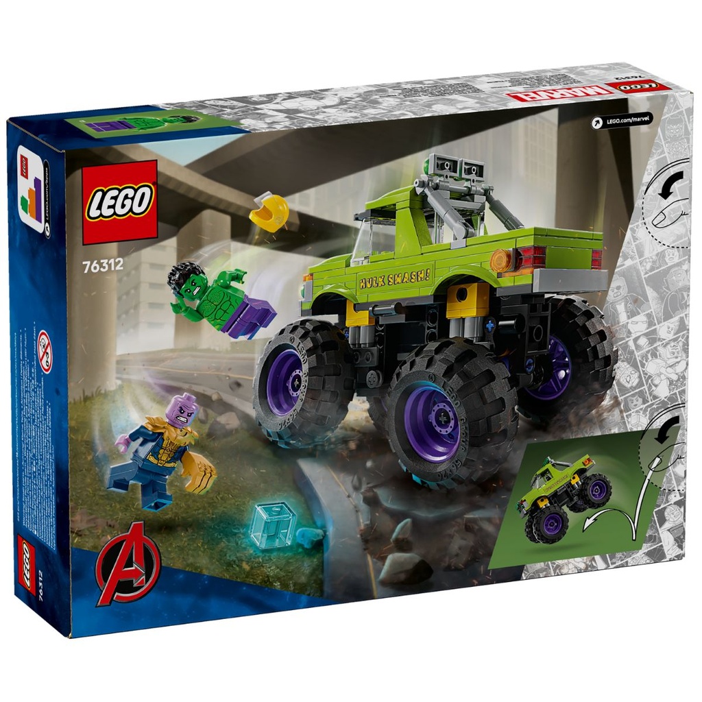LEGO 76312 Marvel The Hulk Truck vs. Thanos