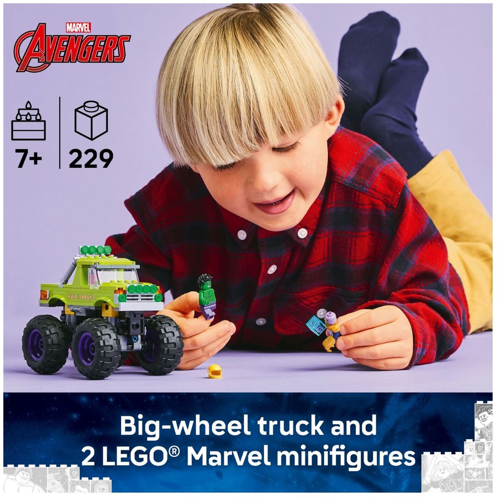 LEGO 76312 Marvel The Hulk Truck vs. Thanos