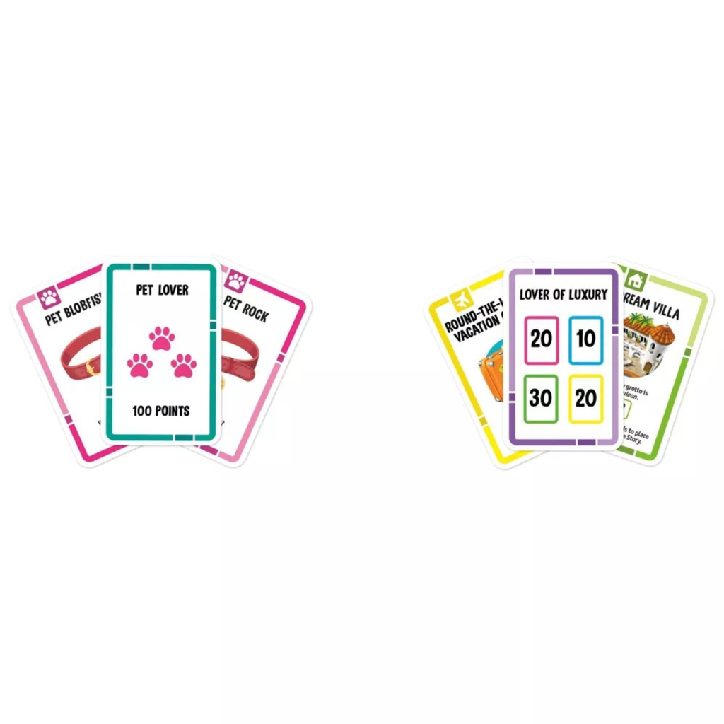 Hasbro The Game Of Life Goals Card Game