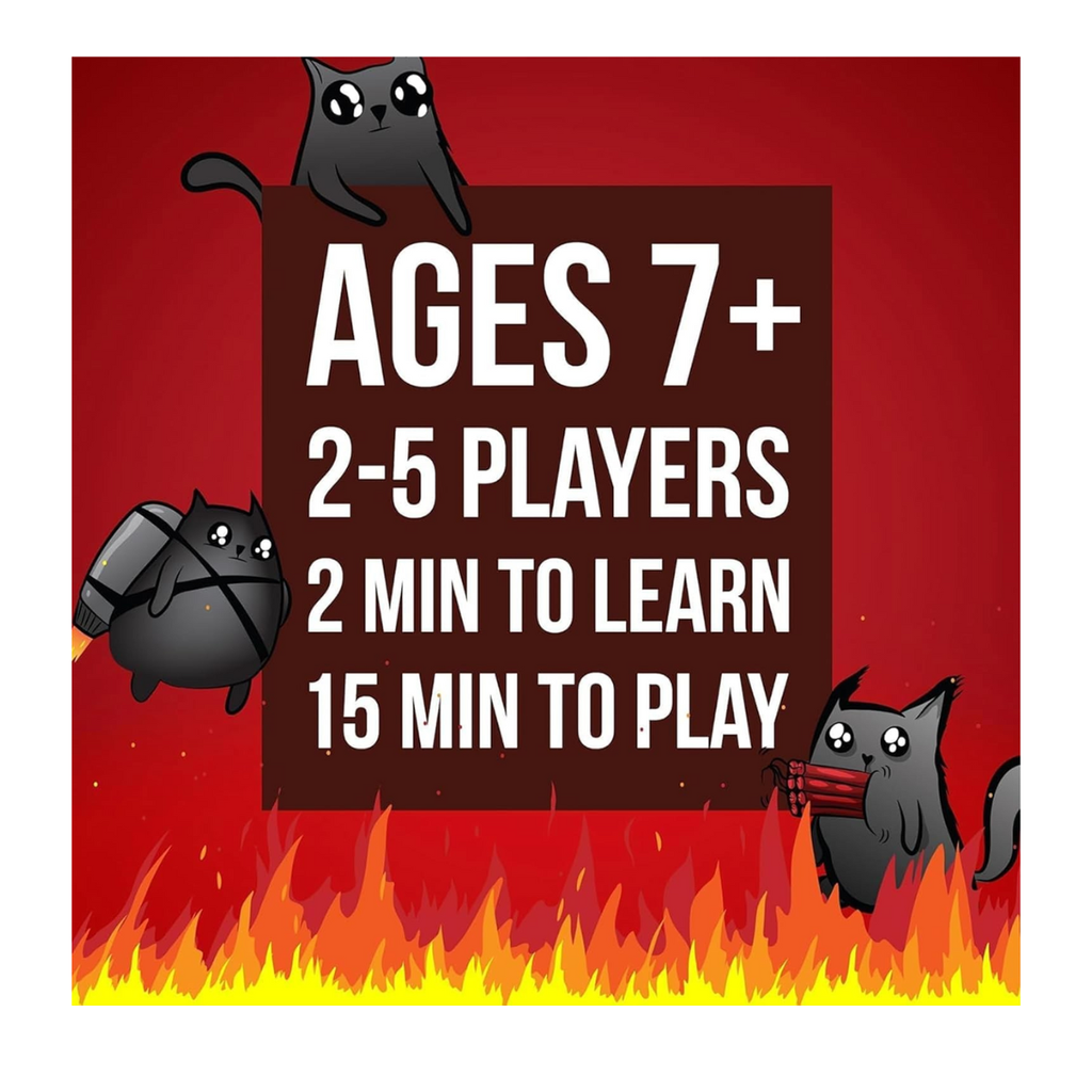 Exploding Kittens Original Edition in a Collectible TIN