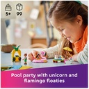LEGO 42658 Friends Unicorn N Flamingo Pool Party