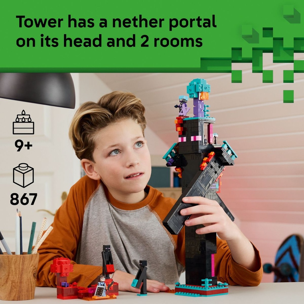 LEGO 21279 Minecraft The Enderman Tower