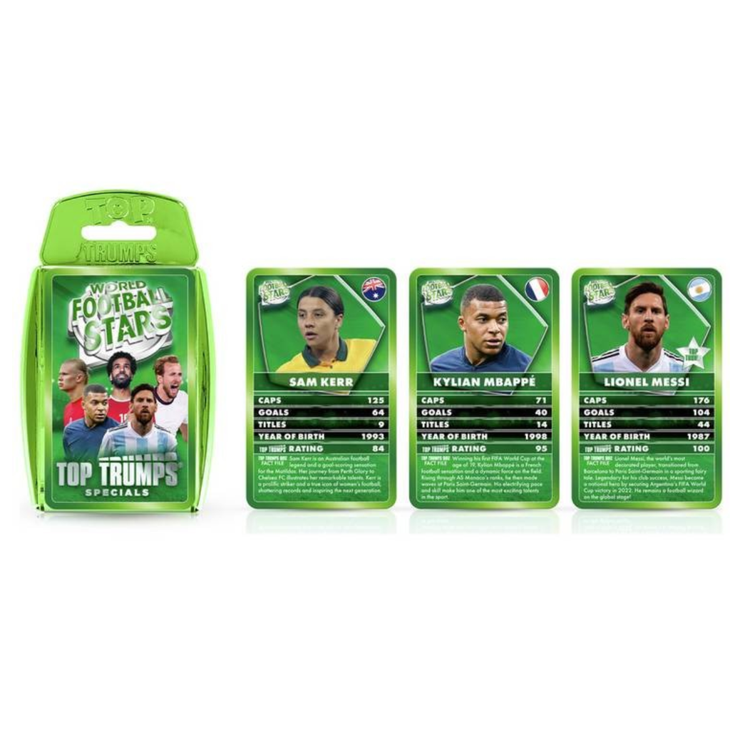 Top Trumps WORLD FOOTBALL STARS SPECIALS