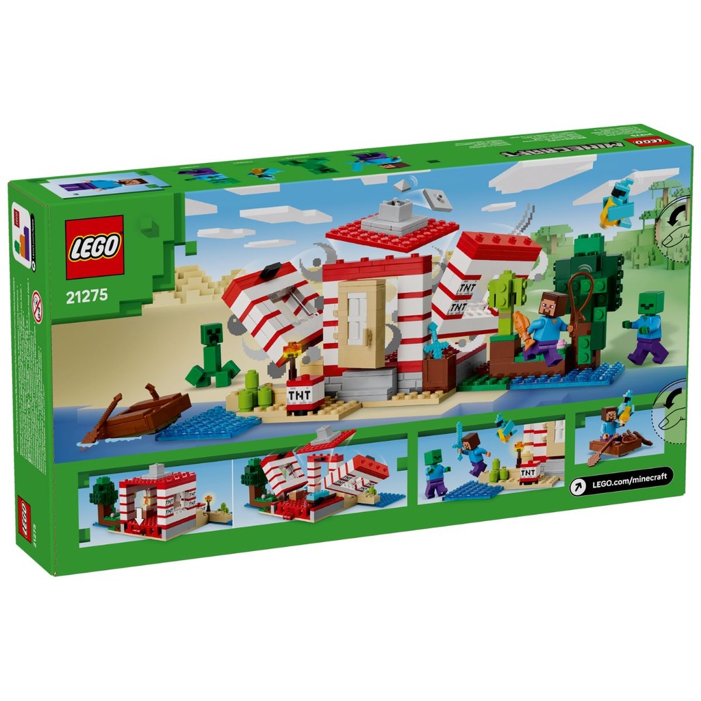 LEGO 21275 Minecraft The TNT Jungle House
