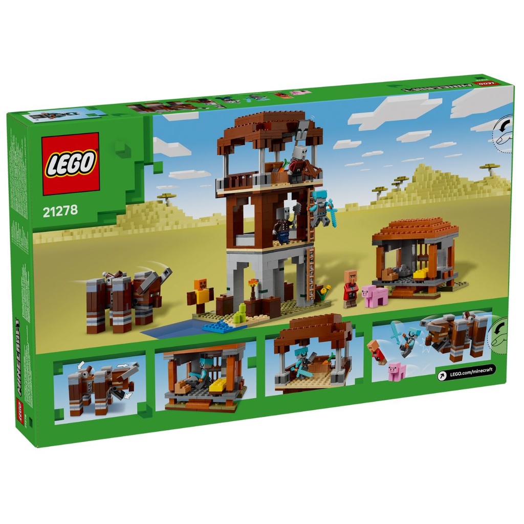 LEGO 21278 Minecraft The Pillager Outpost and Ravager