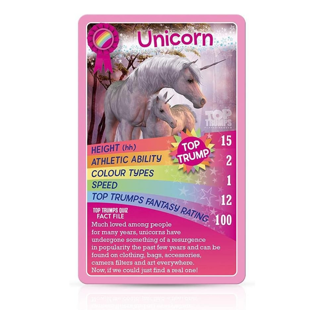 Top Trumps Horses and Ponies and Unicorns