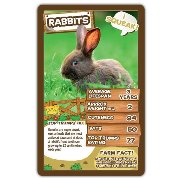 Top Trumps Farm Animals