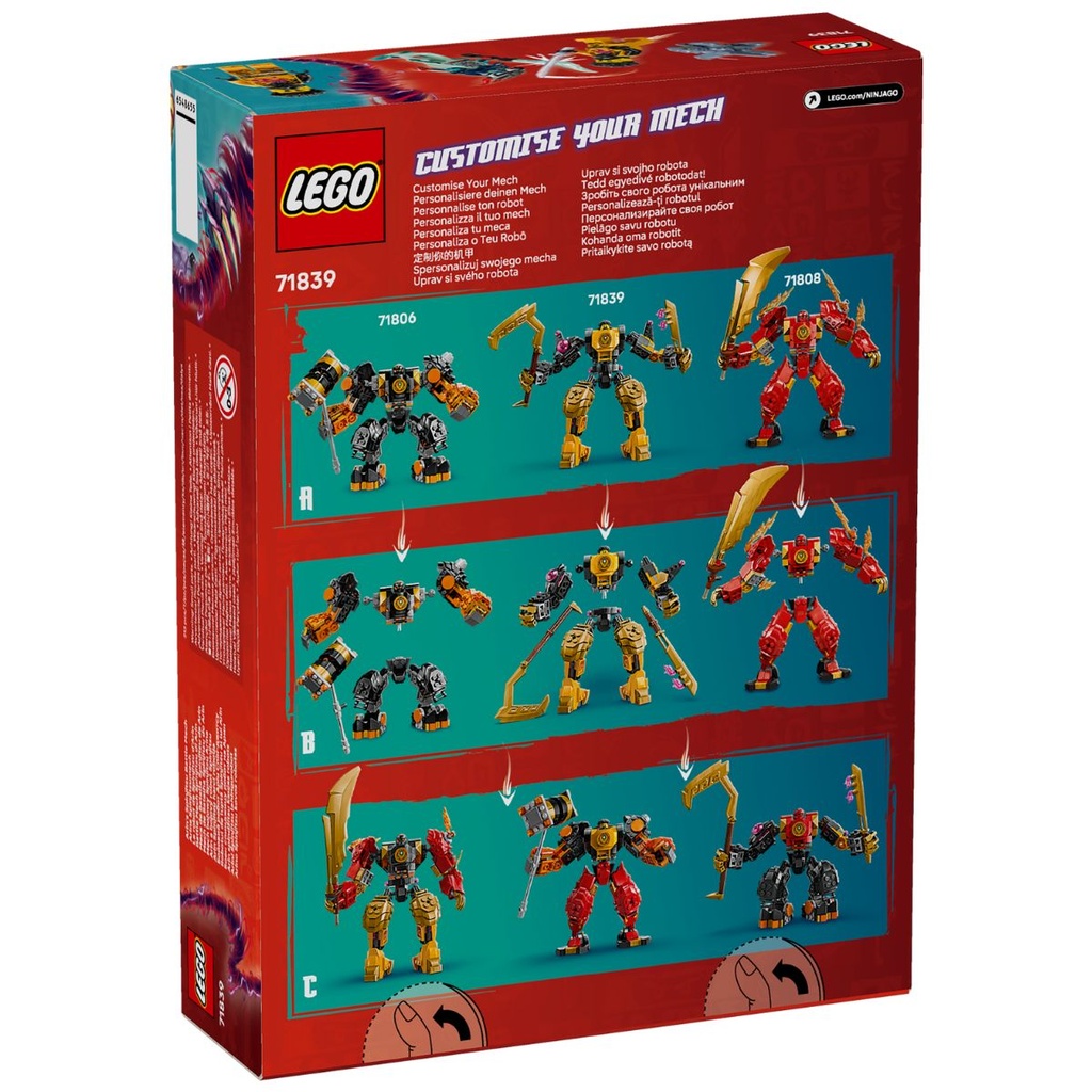 LEGO 71839 NINJAGO Arin’s Spinjitzu Battle Mech