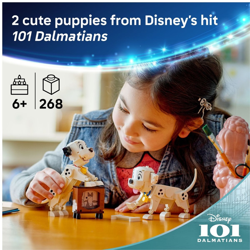 LEGO 43271 Disney Lucky N Penny 101 Dalmatians Puppies