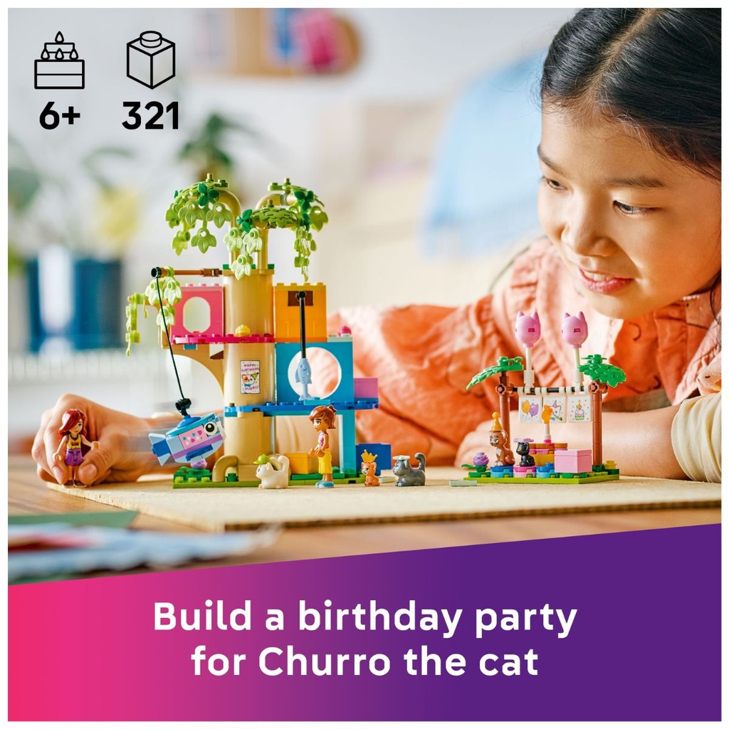 LEGO 42666 Friends Cat Birthday Party N Tree House