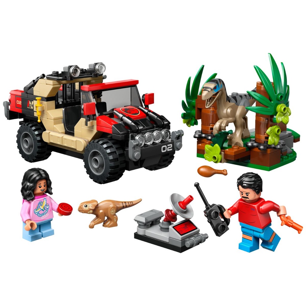 LEGO 76972 Jurassic World Raptor Off Road Escape