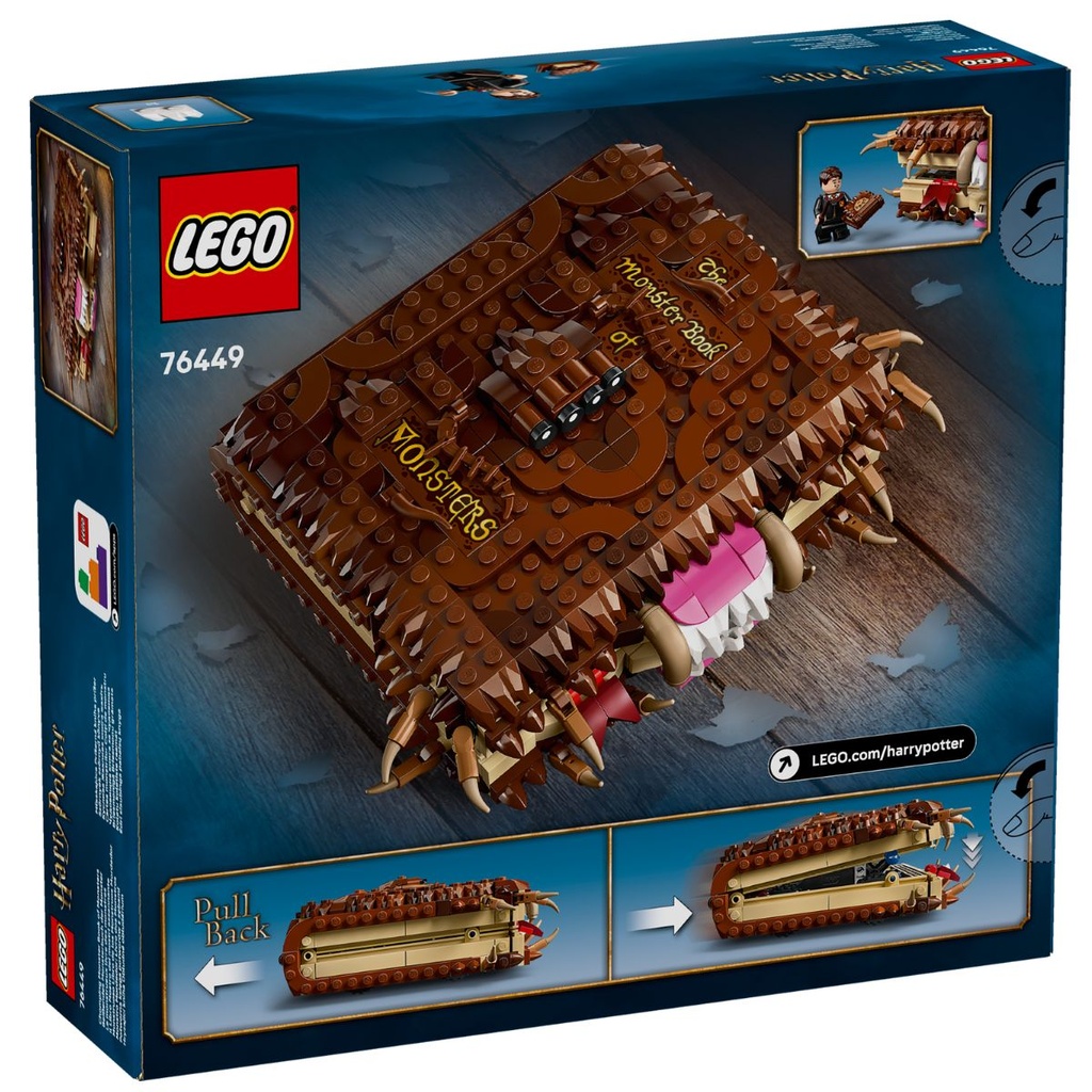 LEGO 76449 Harry Potter Chomping Monster Book of Monsters