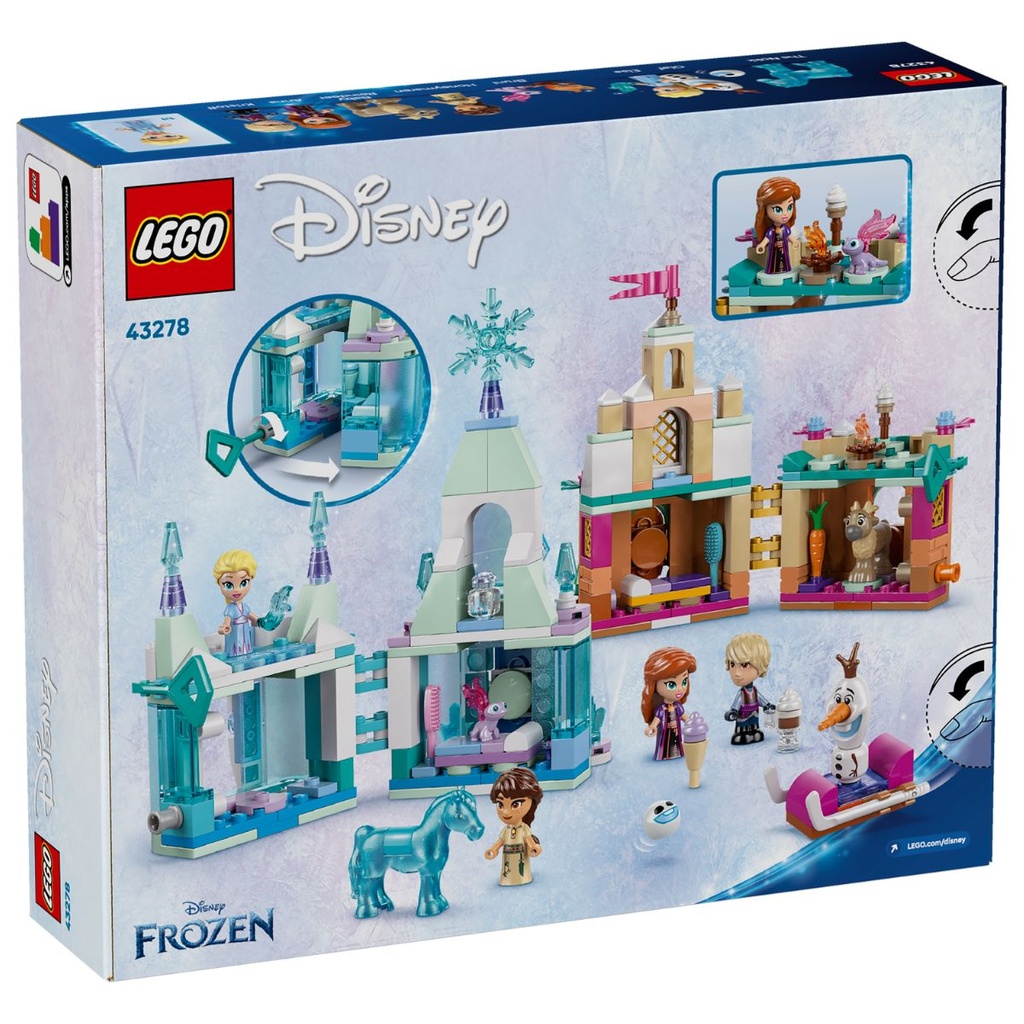 LEGO 43278 Disney Frozen Mini Arendelle Castle N Elsa’s Ice Palace