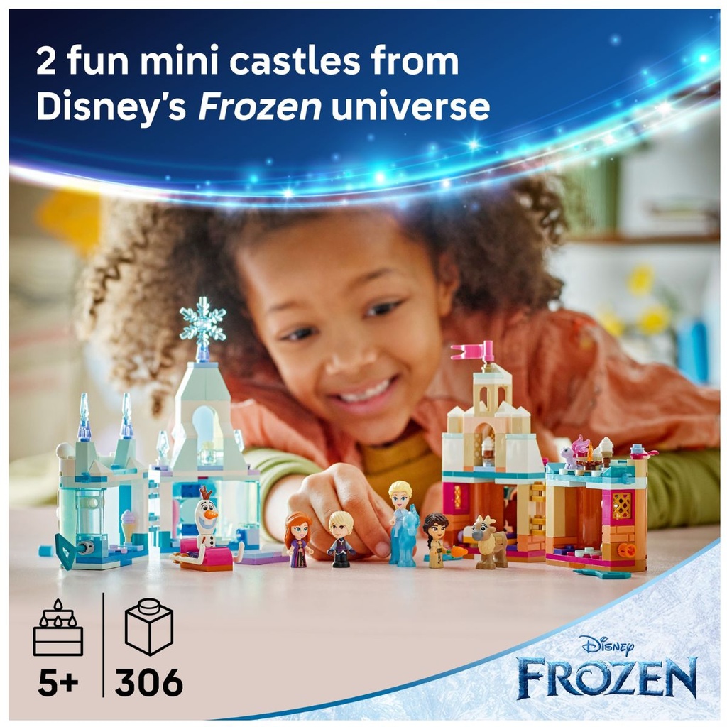 LEGO 43278 Disney Frozen Mini Arendelle Castle N Elsa’s Ice Palace