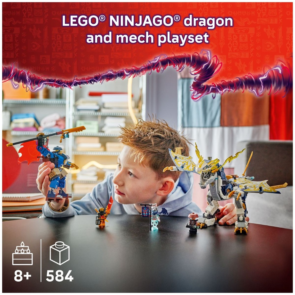 LEGO 71843 NINJAGO Rogue’s Mech Dragon Rider