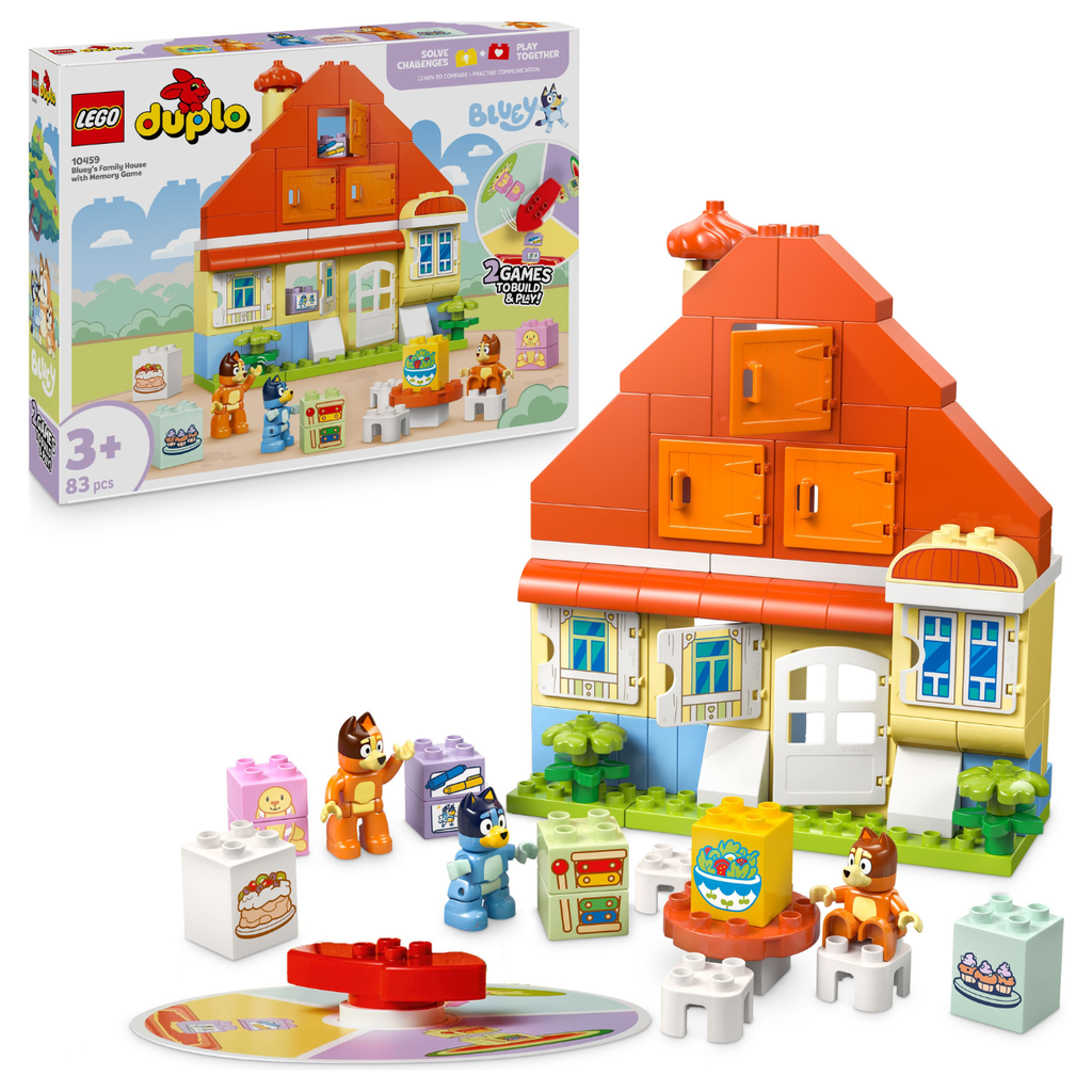 LEGO 10459 Duplo Bluey's Family House with Memory Game