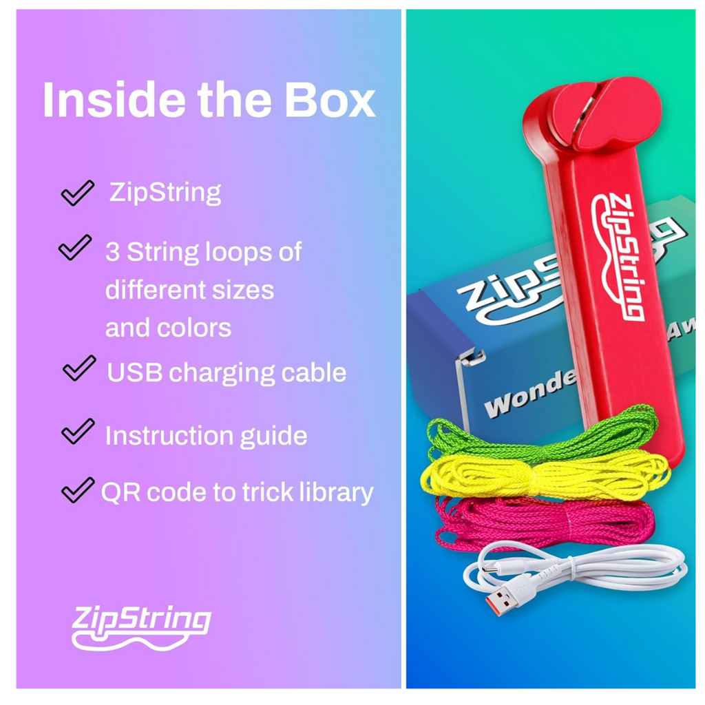 ZipString Window Box Rock'it Red