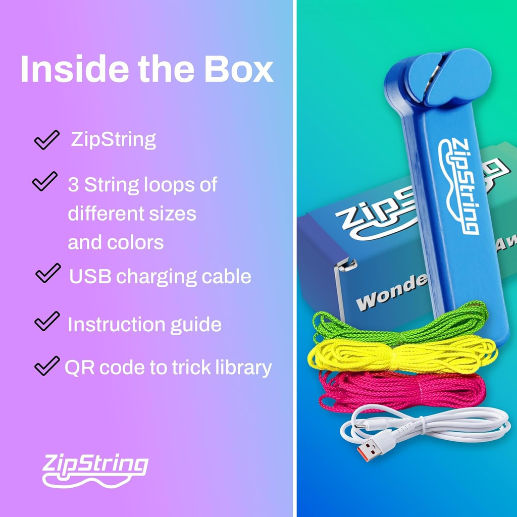 ZipString Clear Package Bodacious Blue Rope Launcher