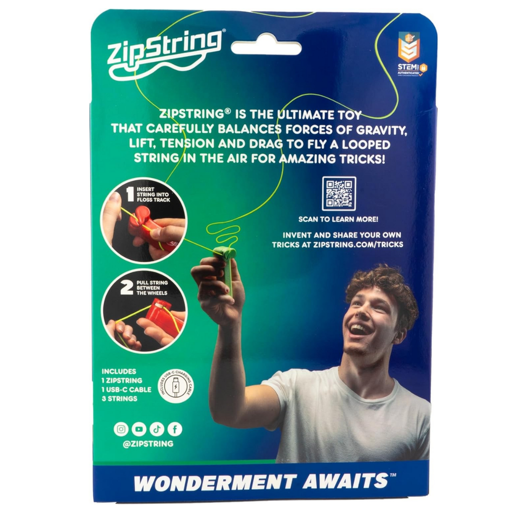 ZipString Clear Package Bodacious Blue Rope Launcher