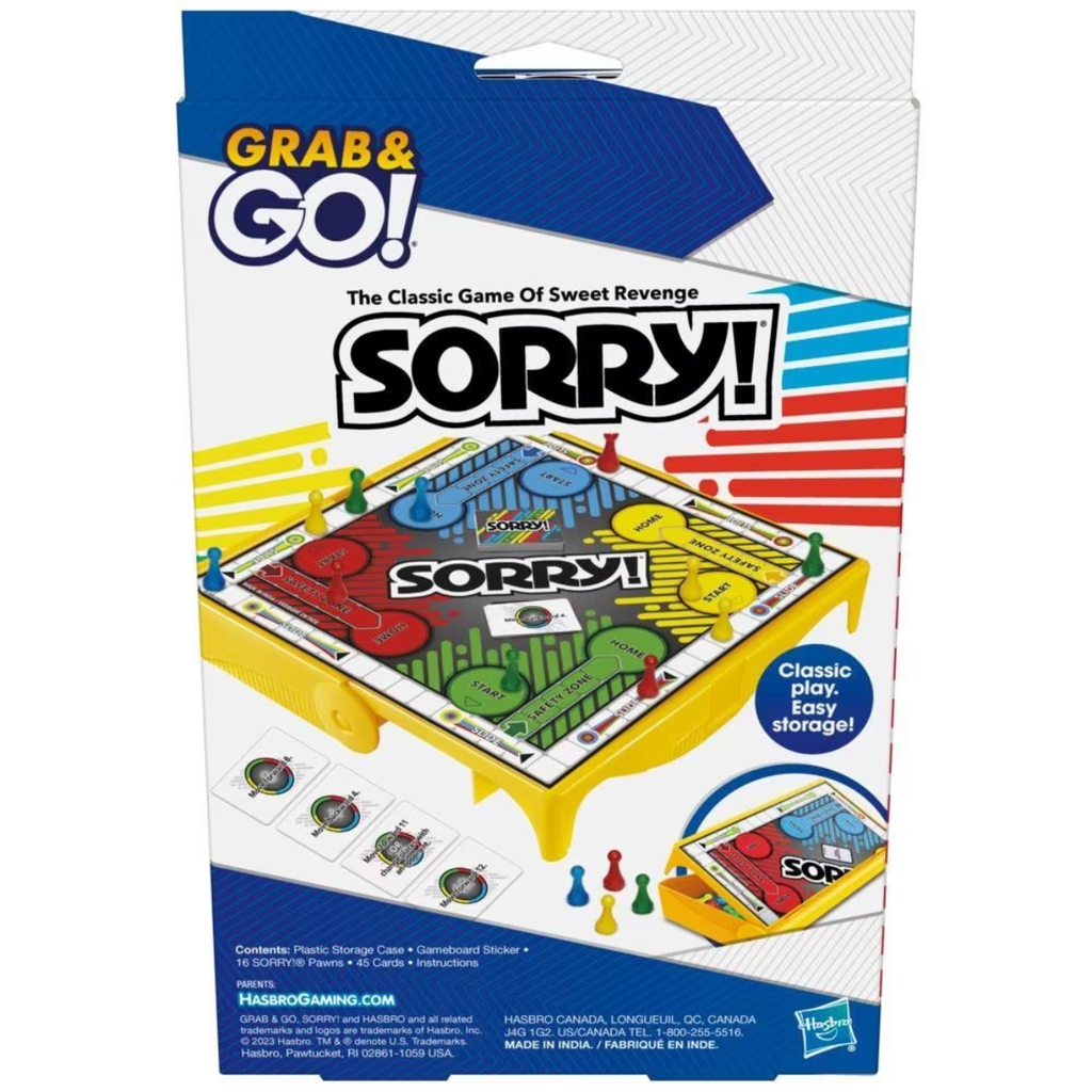 Sorry! Grab and Go Game