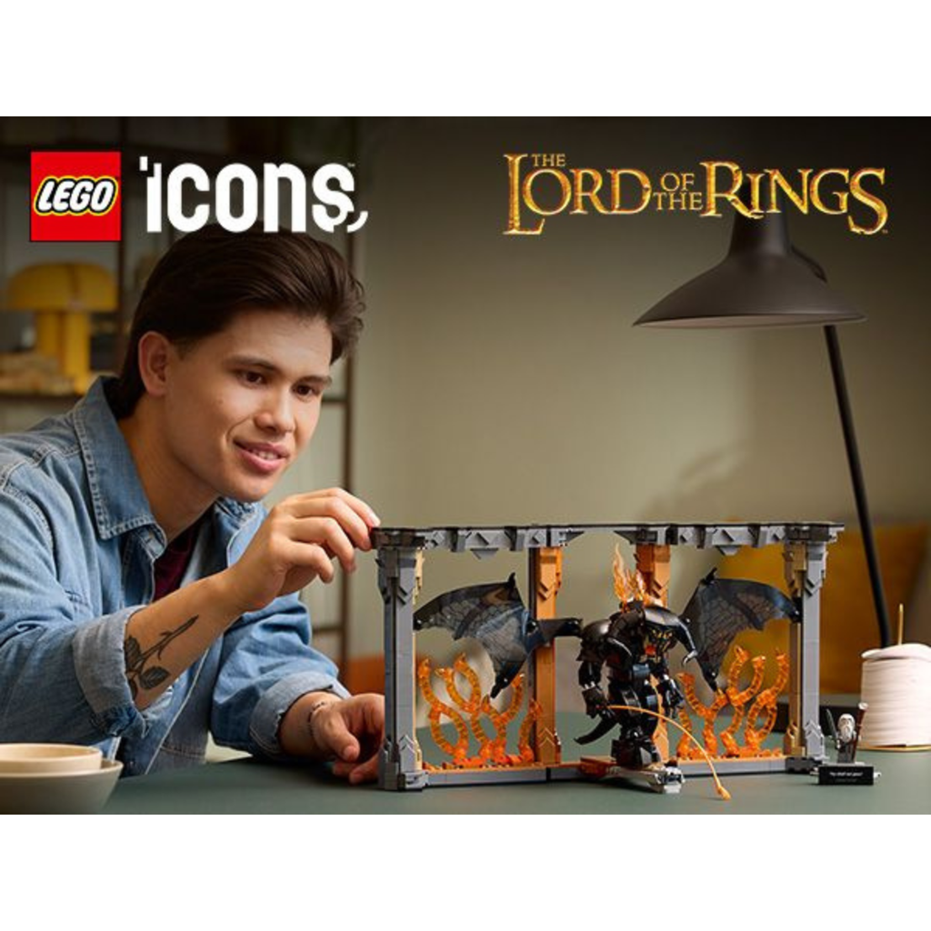 LEGO Icons10367 The Lord of the Rings: Balrog Book Nook