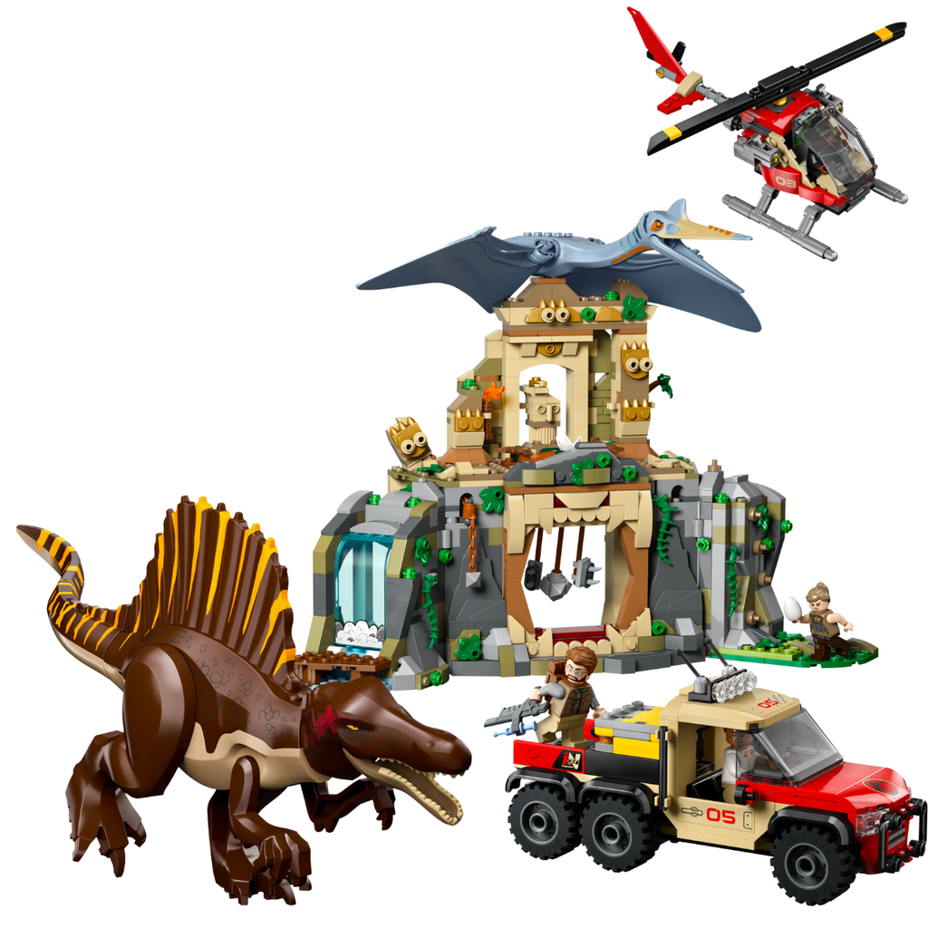 LEGO 76976 Jurassic World Spinosaurus &amp; Quetzalcoatlus Air Mission