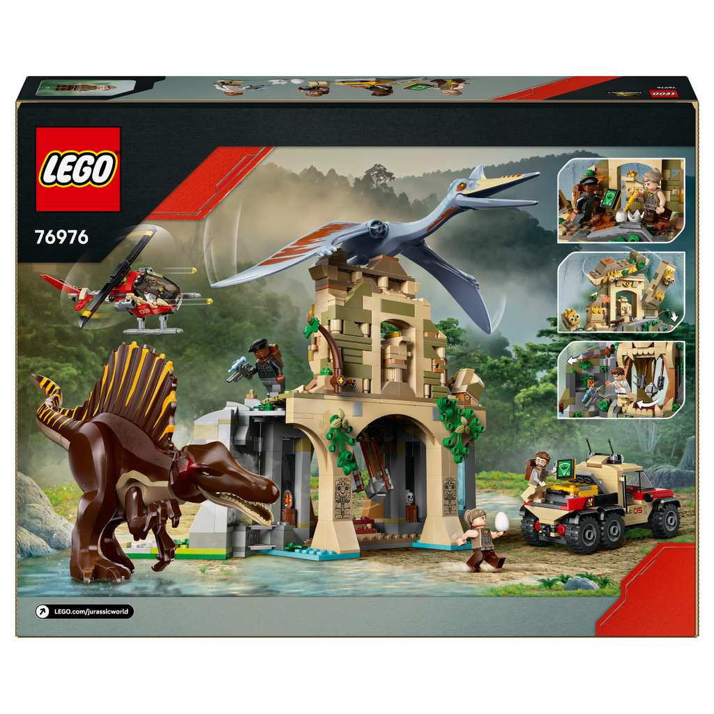 LEGO 76976 Jurassic World Spinosaurus &amp; Quetzalcoatlus Air Mission