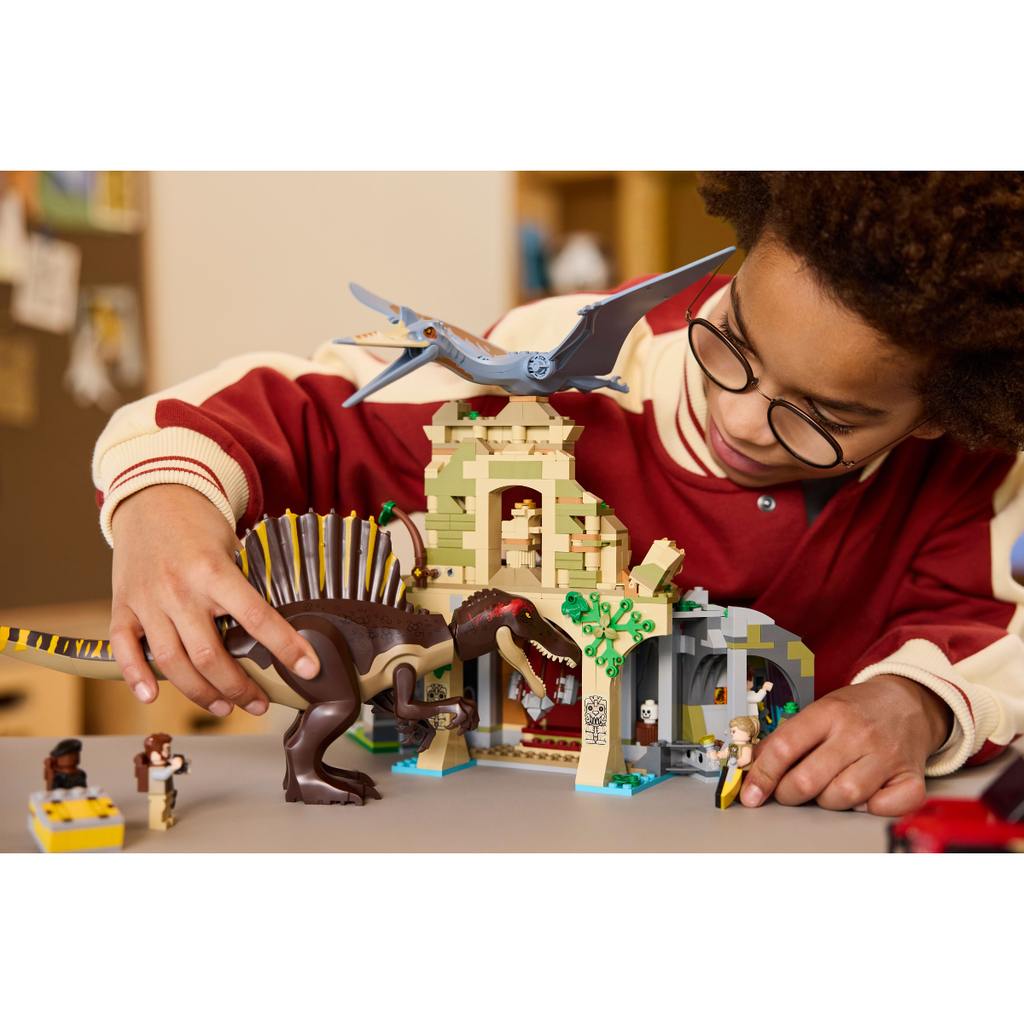 LEGO 76976 Jurassic World Spinosaurus &amp; Quetzalcoatlus Air Mission