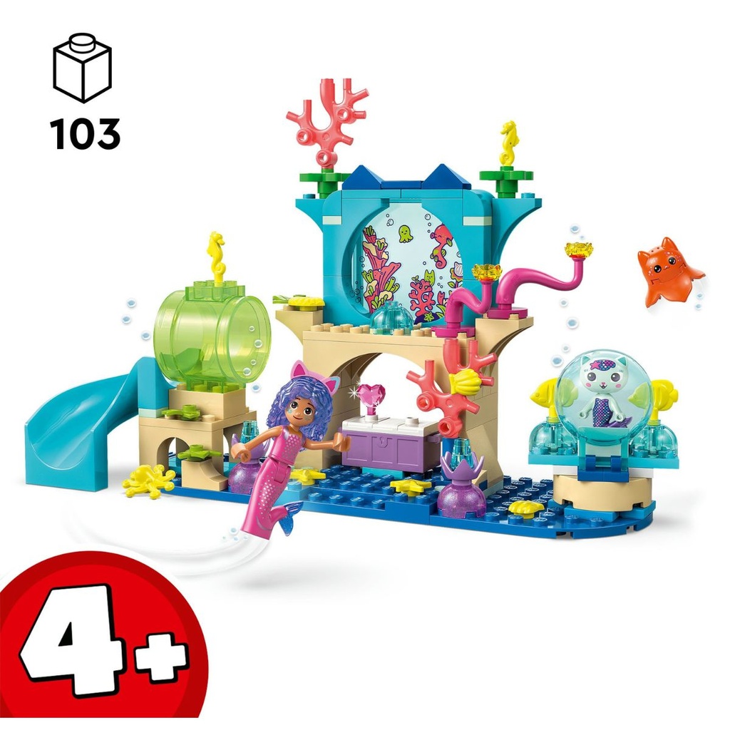 LEGO 11204 Gabby’s Dollhouse Mermaid Gabby’s Aquarium Adventure