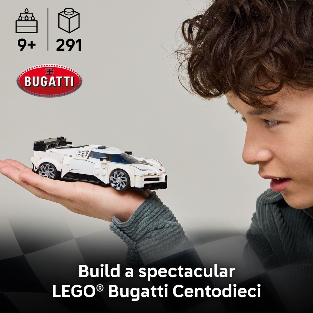 LEGO 77240 Speed Champions Bugatti Centodieci Hyper Sports Car