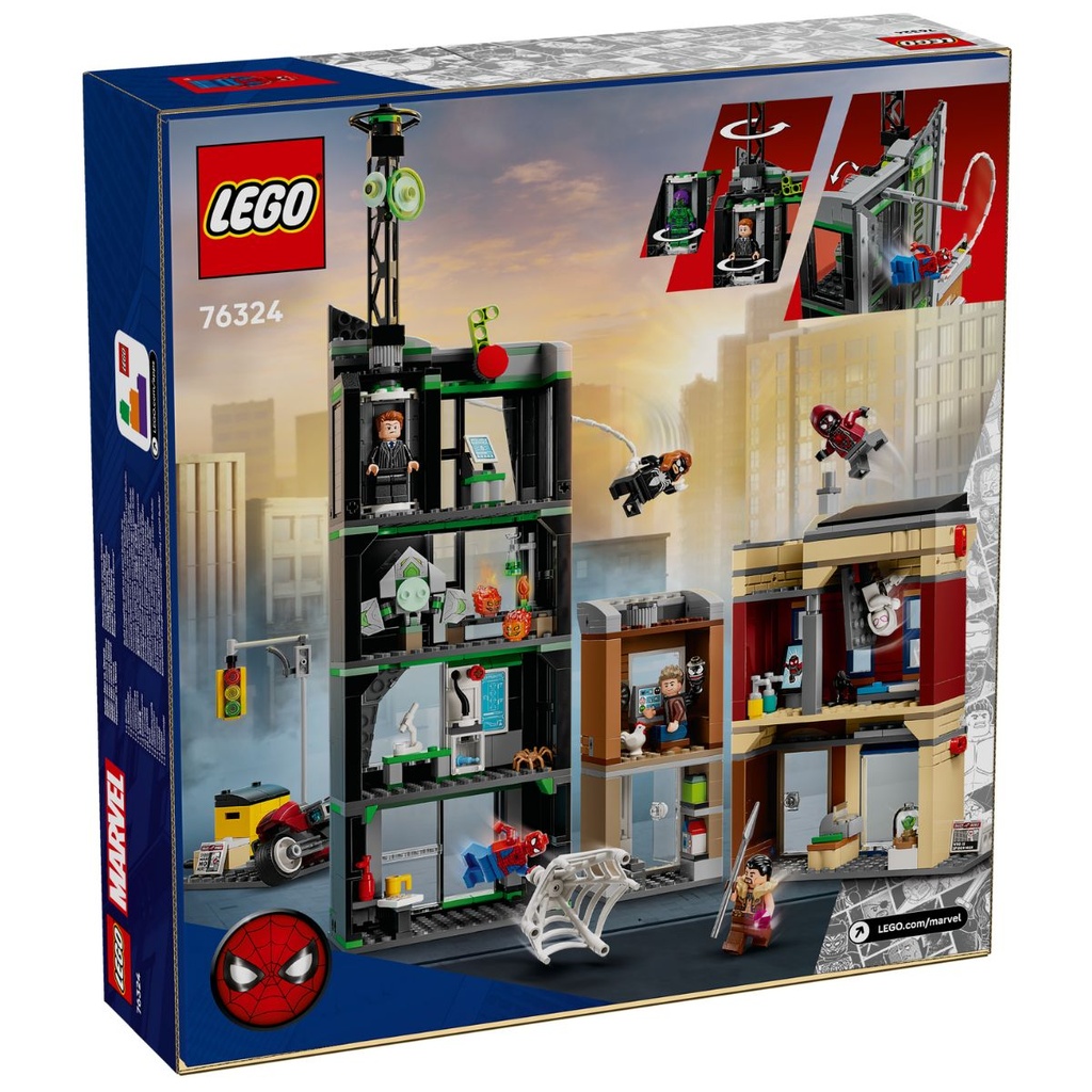LEGO 76324 Marvel SpiderMan vs. Oscorp