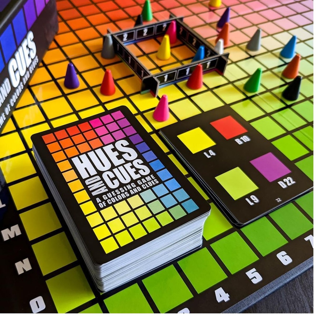 HUES and CUES Guessing Board Game