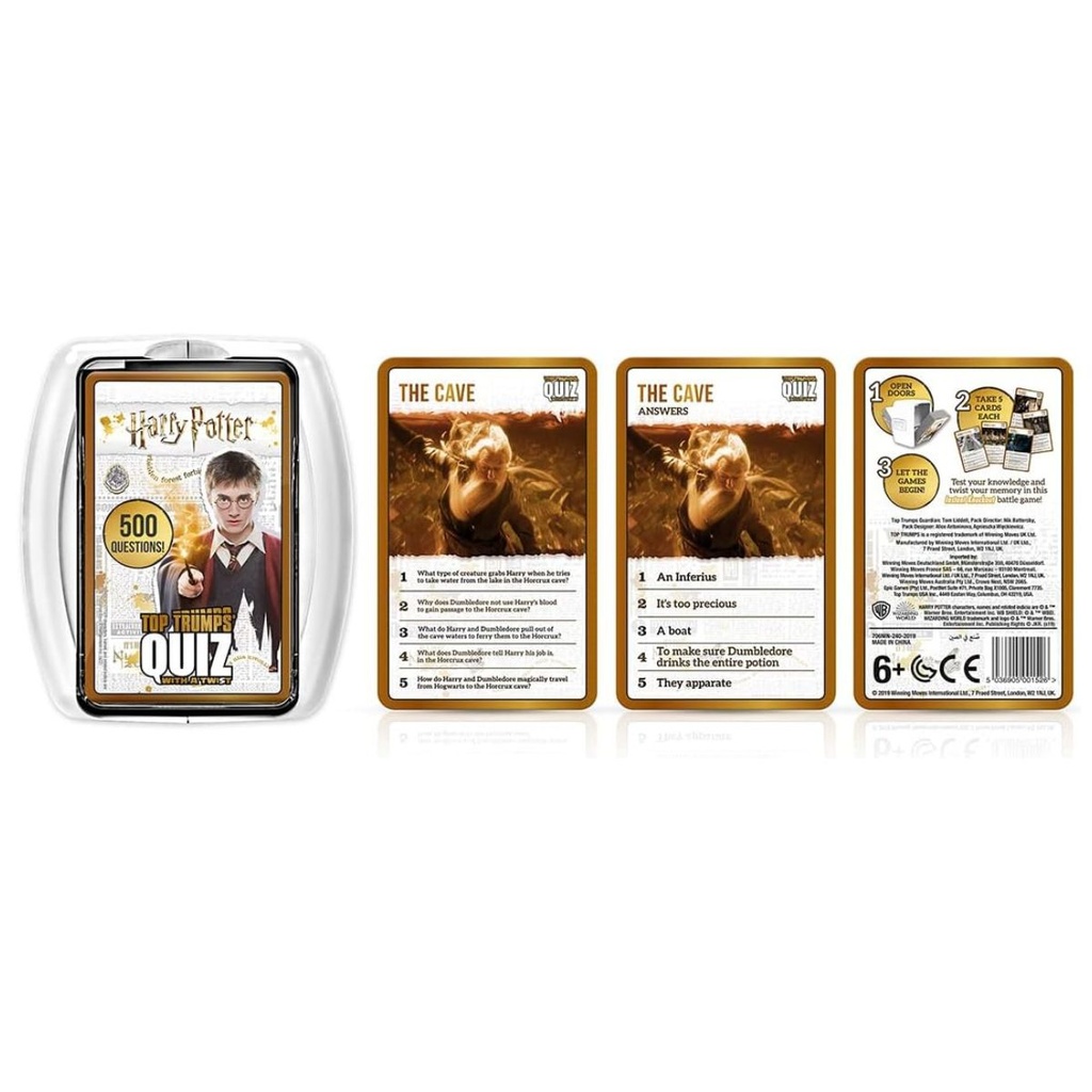Top Trumps Harry Potter Quiz Game