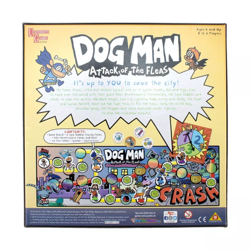 Dog Man Attack of the Fleas Game