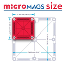 Magna Tiles Combo + MicroMAGS 20 Pc set