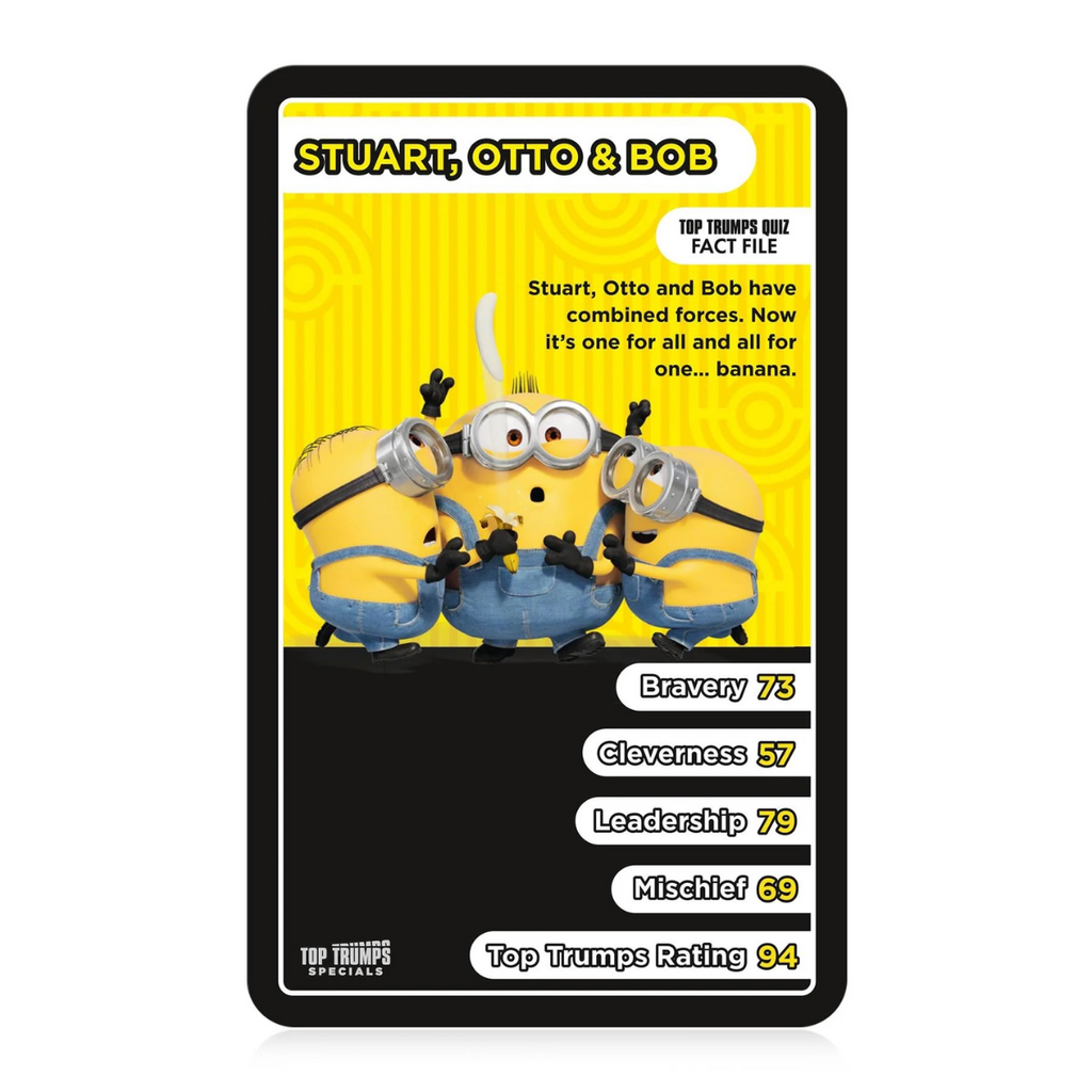 Top Trumps Minions 2 Card Game